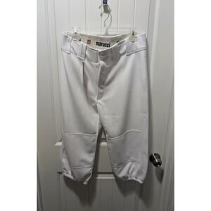 NEW! Marucci White Elite Tapered Short Baseball Pants Men's Size M